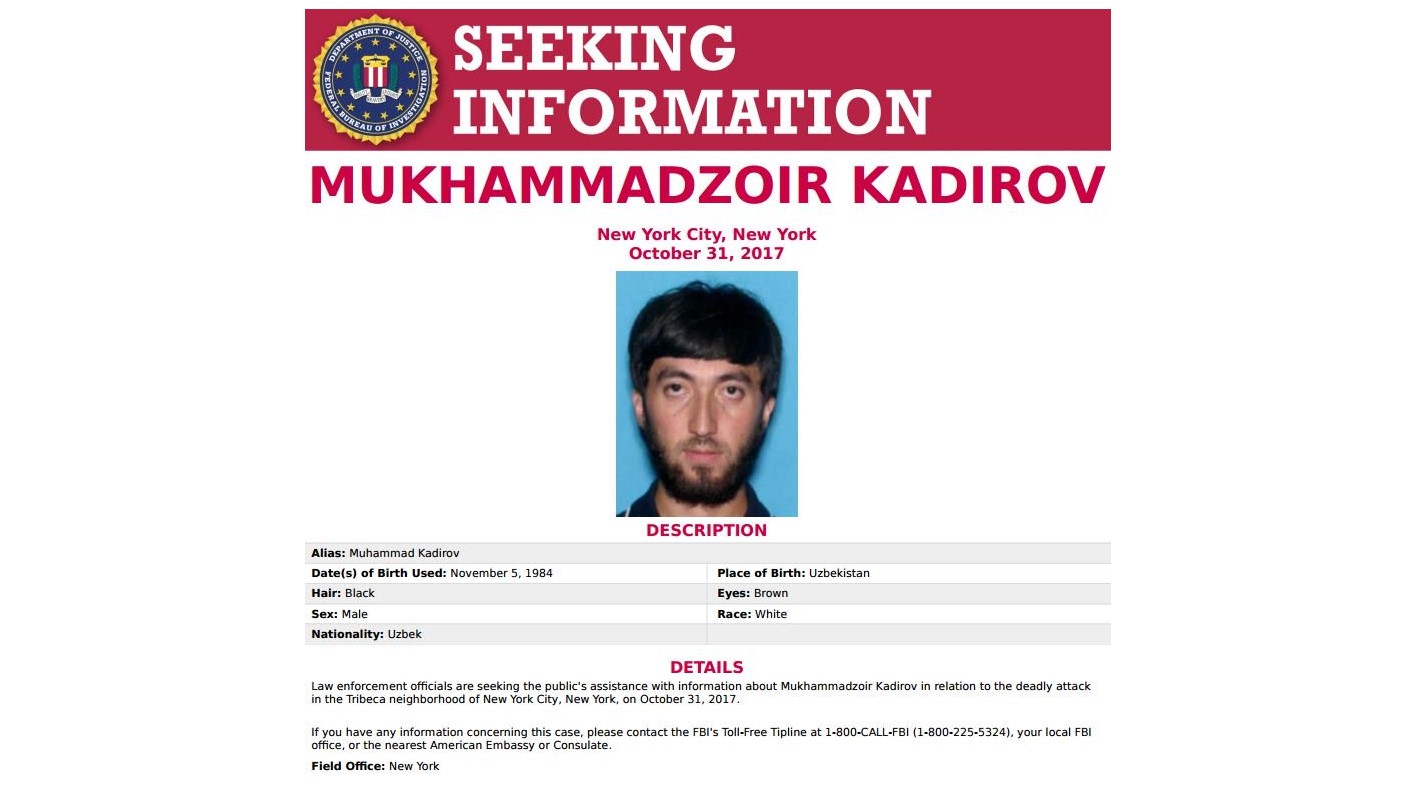 UPDATE: FBI no longer looking for Uzbek man in poster