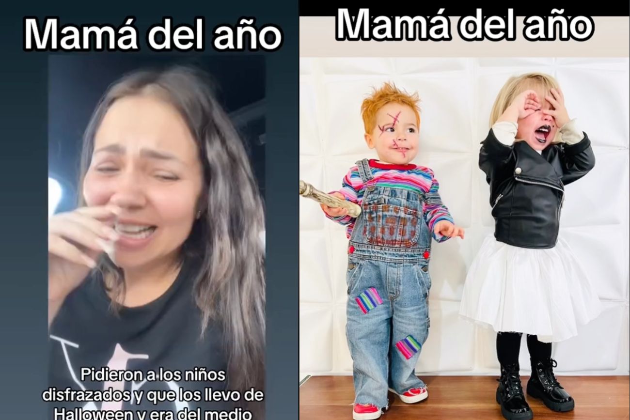 Llevó a sus hijos disfrazados a un acto escolar pero cometió un grosero  error: “Soy la mamá del año”