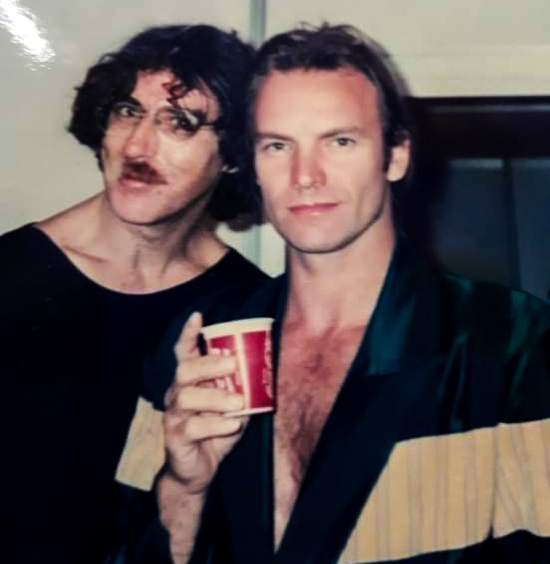 Sting se reencontró con Charly García, a casi 37 años de tocar juntos para Amnesty Internacional