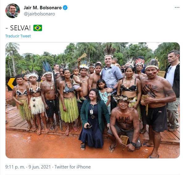 Jair Bolsonaro le respondió a Alberto Fernández con una foto en Twitter y una palabra: “Selva” | Política | La Voz del Interior
