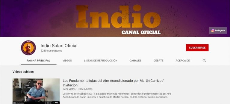 Indio Solari Inauguro Su Cuenta Oficial En Instagram Y Pidio Ayuda Por Martin Carrizo Via Pais