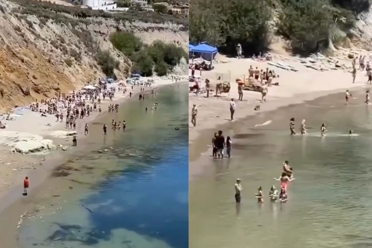 La paradisíaca playa que tiene un aterrador motivo por el que nadie se mete  al agua