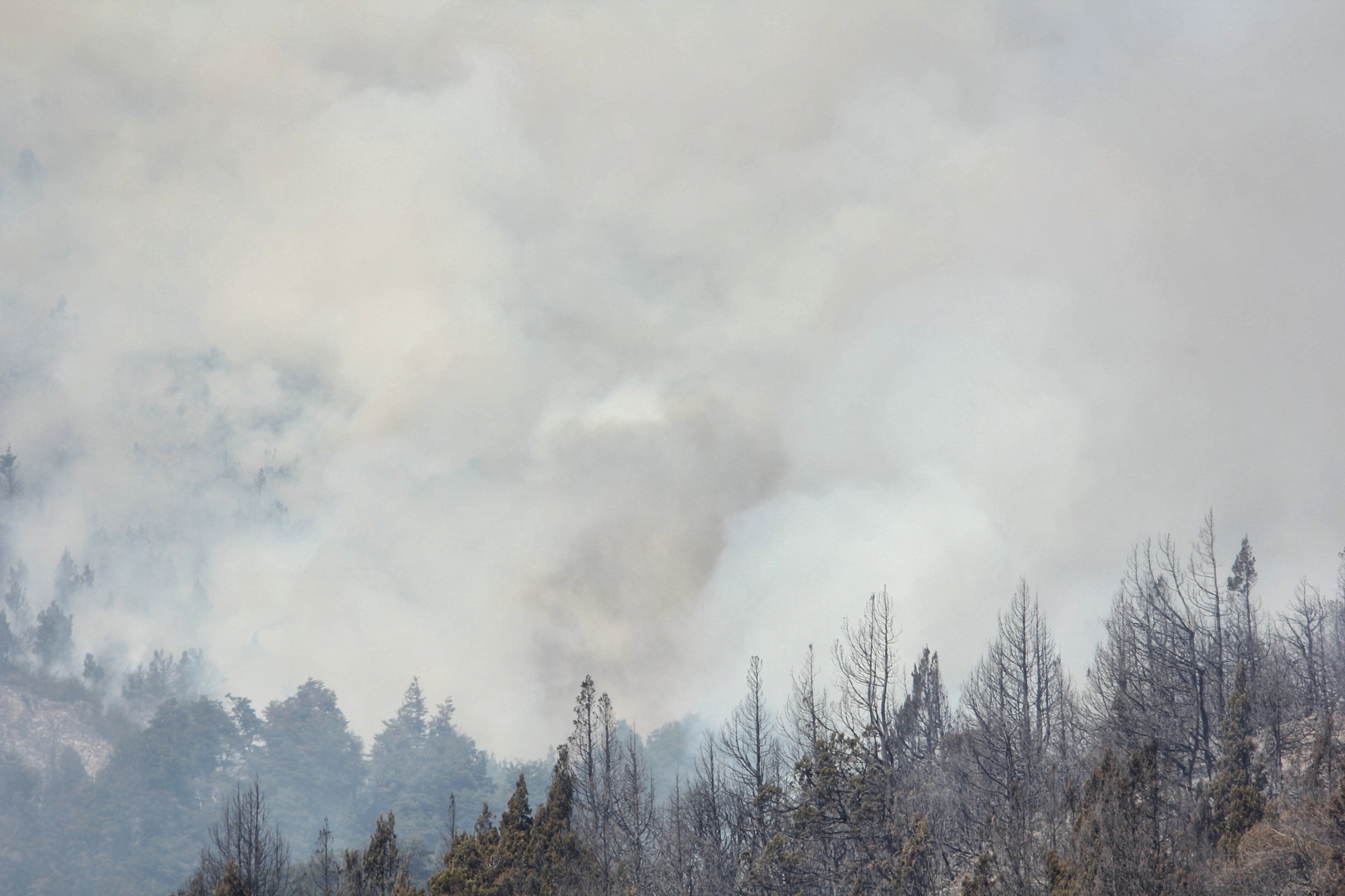 El incendio no logra ser controlado