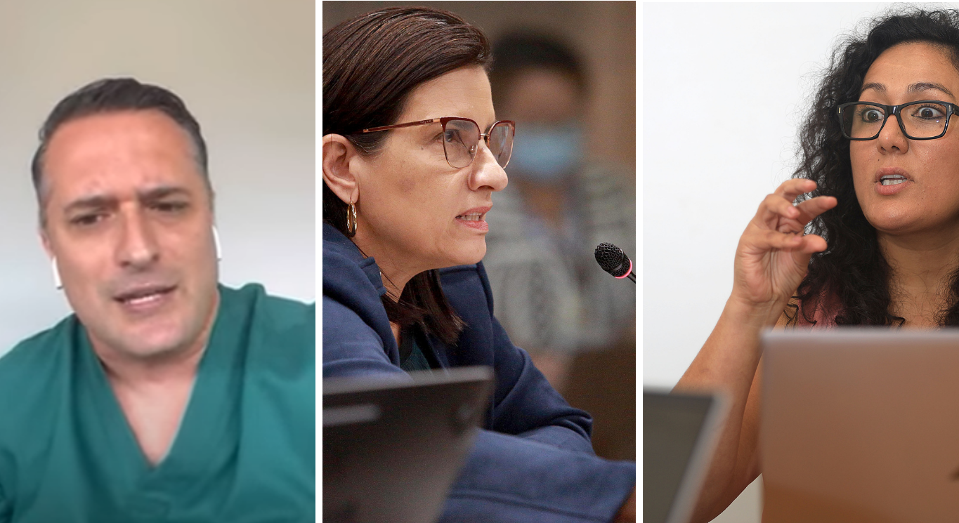 Gerick Jiménez. Marta Esquivel, Verónica Quesada