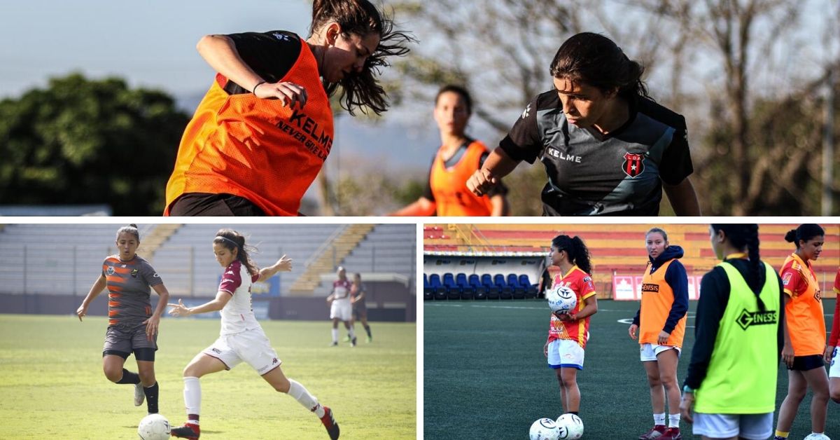 El campeonato nacional de fútbol femenino comenzará dentro de menos de 15 días. La jornada inaugural será entre el 29 de febrero y el 1°. de marzo. Fotografías: Prensa Alajuelense, Prensa Saprissa y Prensa Herediano