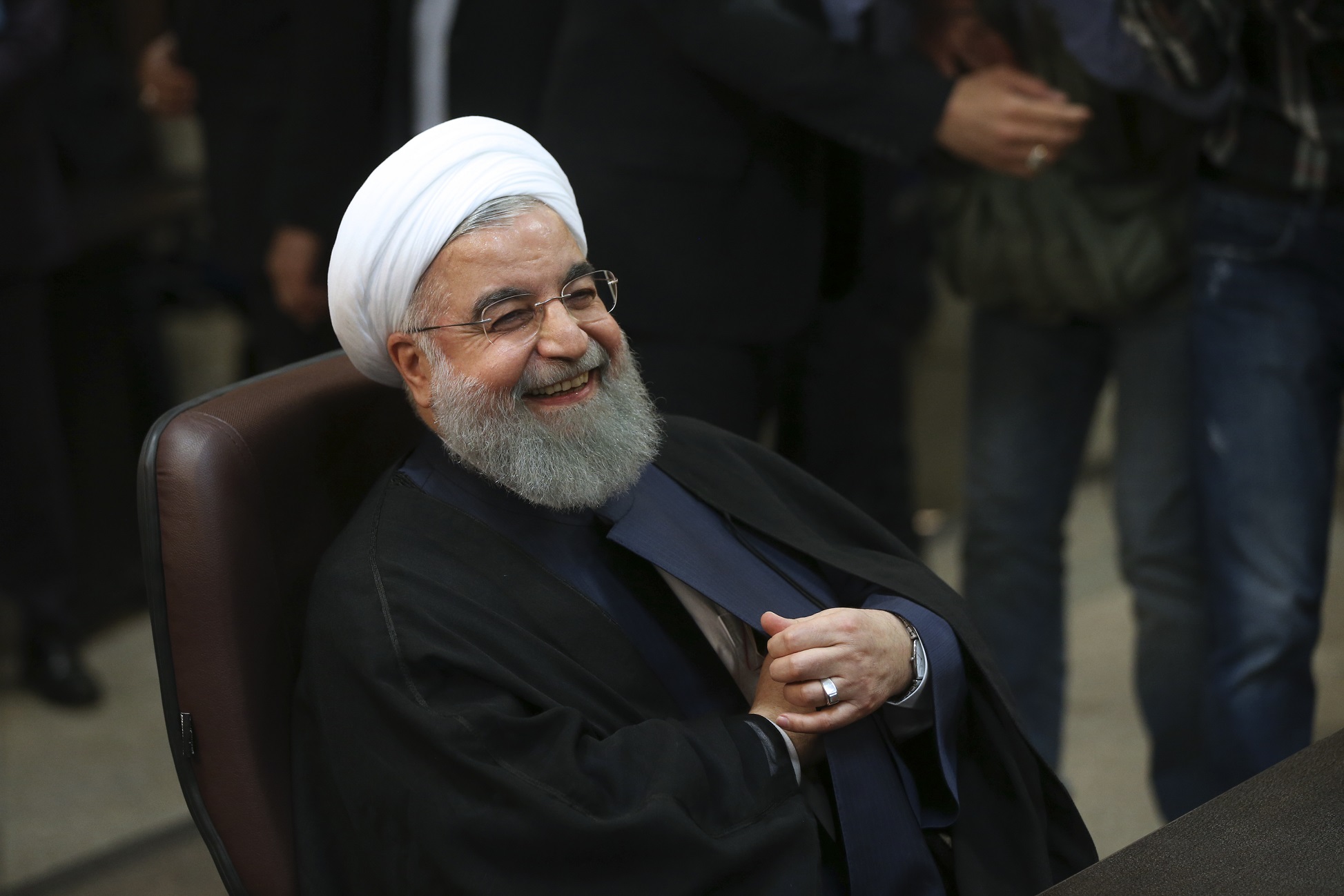 El mandatario Hasán Ruhaní compite por continuar en la Presidencia de Irán.