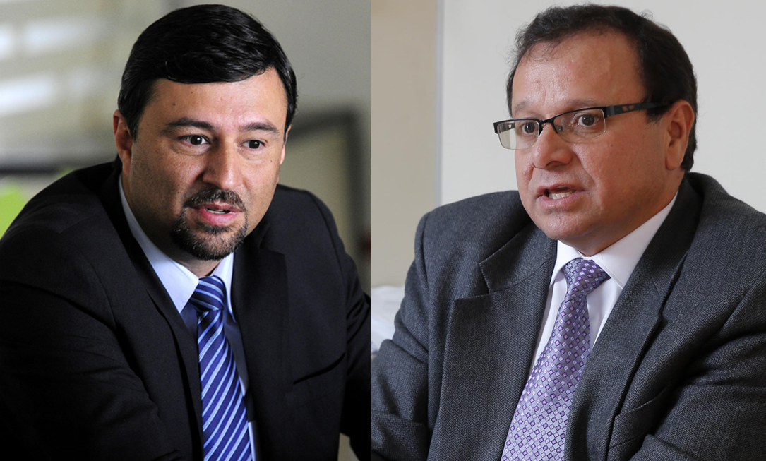 Jaime Barrantes, y Ubaldo Carrillo, gerente y director de Pensiones, respectivamente, de la Caja, opinan que el dinero del régimen obligatorio de pensiones debe resguardarse para la vejez.
