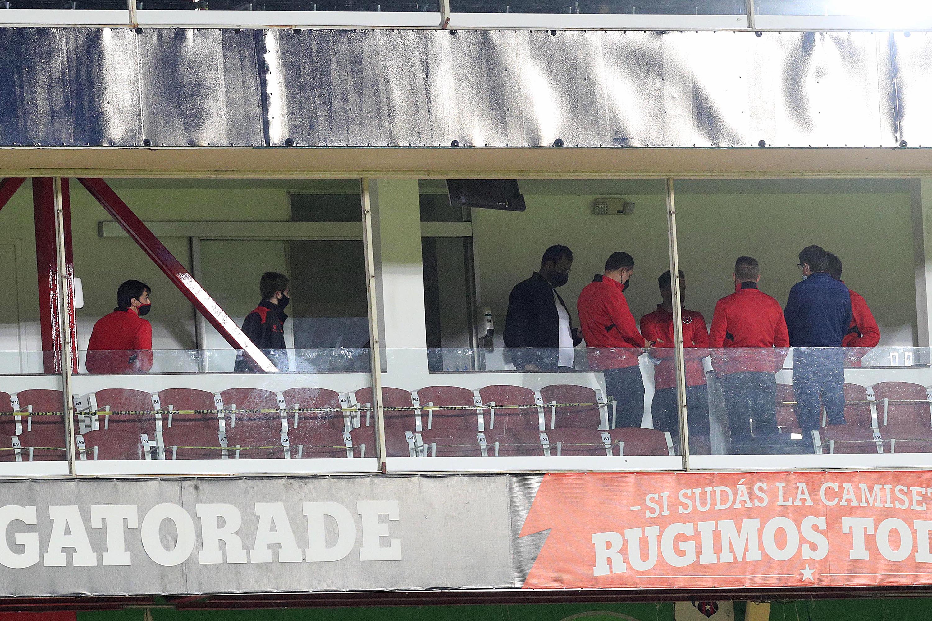 Al culminar el juego, varios directivos cruzaron palabras porque la situación no es la que se esperaban.