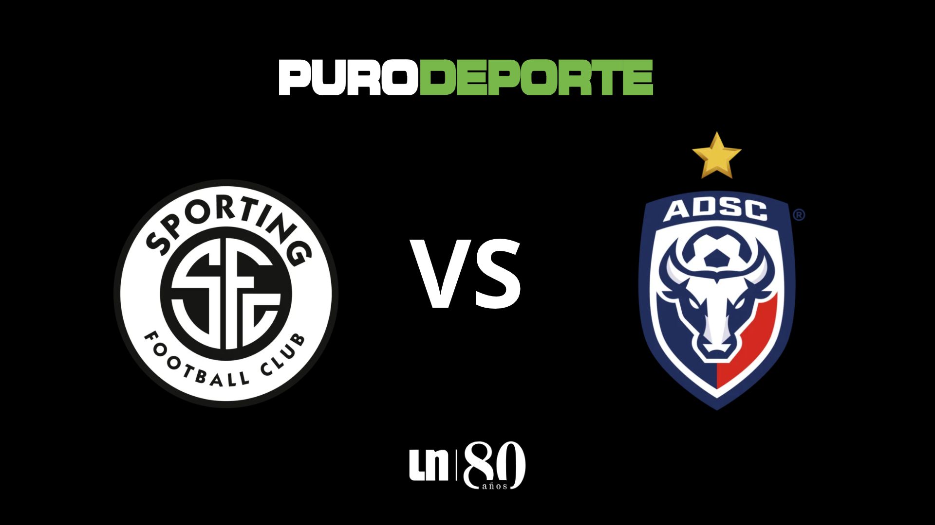 Sporting y San Carlos jugarán el lunes 19 de octubre, en la jornada 12 del Torneo de Apertura 2026.