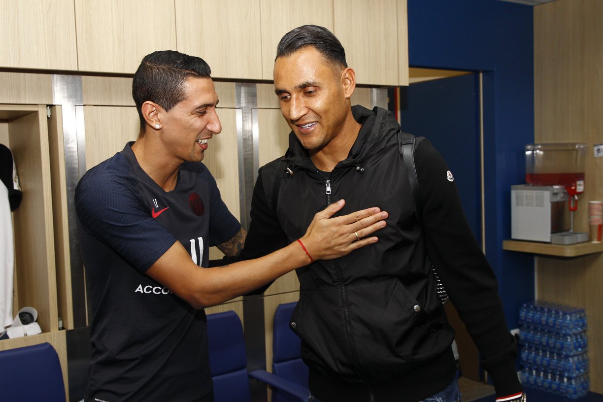 10/09/2019 Primer entrenamiento de Keylor Navas con el PSG - Paris Saint-Germain. Foto: PSG - Paris Saint-Germain
