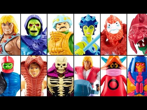 Nueva colección Masters of the Universe: Origins, de Mattel, basada en las figuras clásicas de He-Man.
