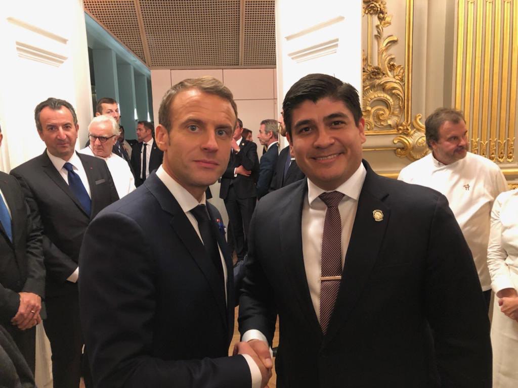 El mandatario francés, Emmanuel Macron, escogió a Costa Rica como país participante del Foro Internacional para la Información, celebrado este domingo en el marco del Foro de París para la Paz, que tiene lugar en ese país europeo entre el 11 y el 13 de noviembre.