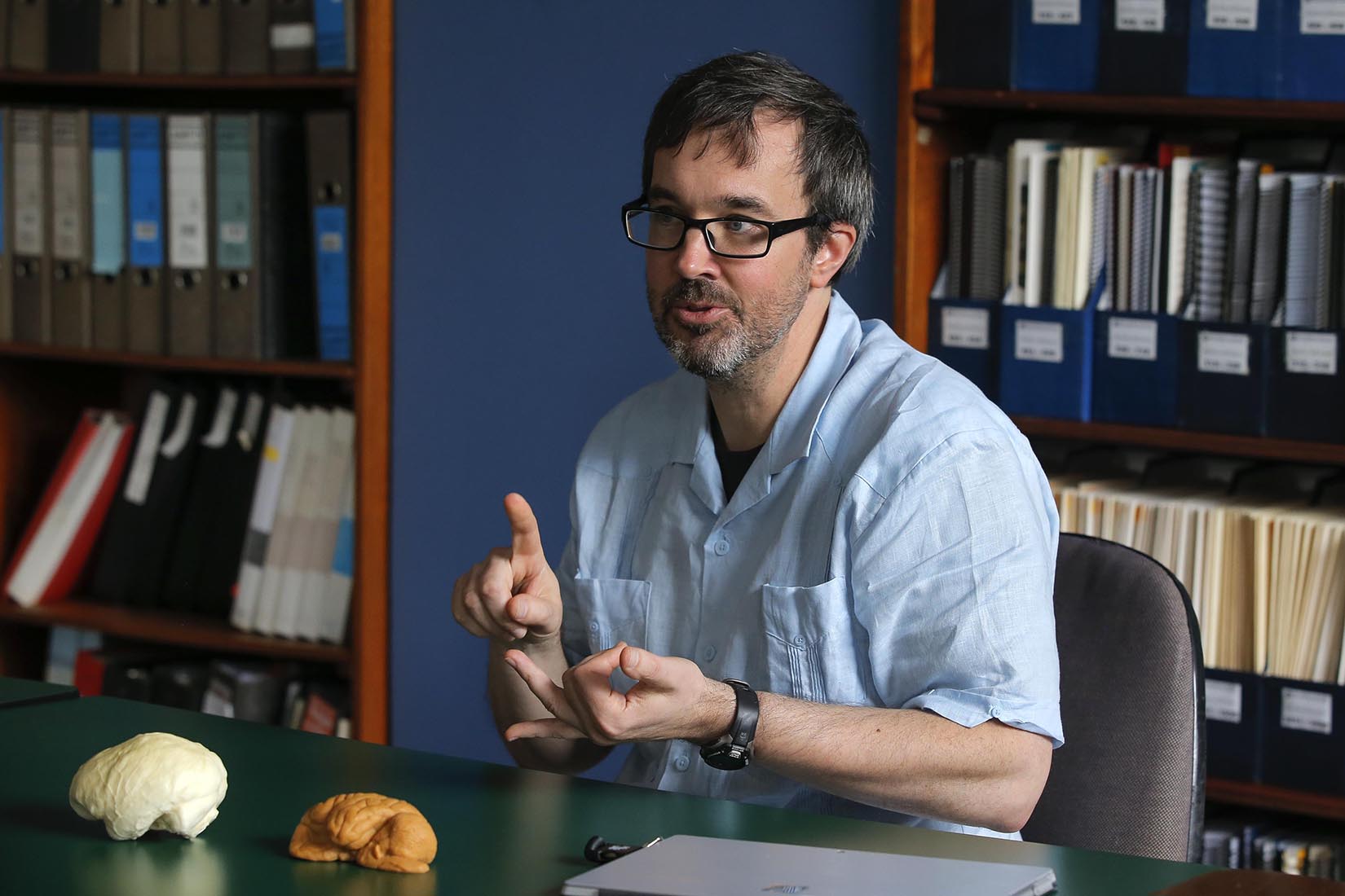 Daniel White es especialista en evolución cerebral y en qué nos diferencia a nosotros de los otros primates.