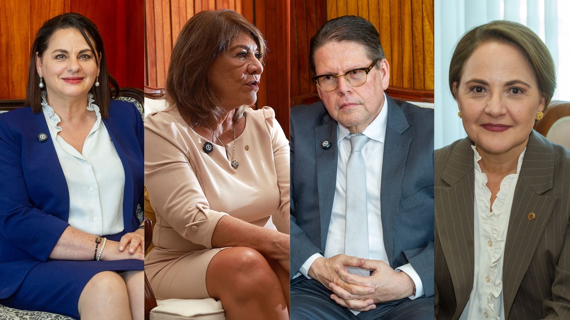 Damaris Vargas, Patricia Solano, Rubén Gerardo Alfaro y Patricia Vargas son los cuatro aspirantes a presidente la Corte.