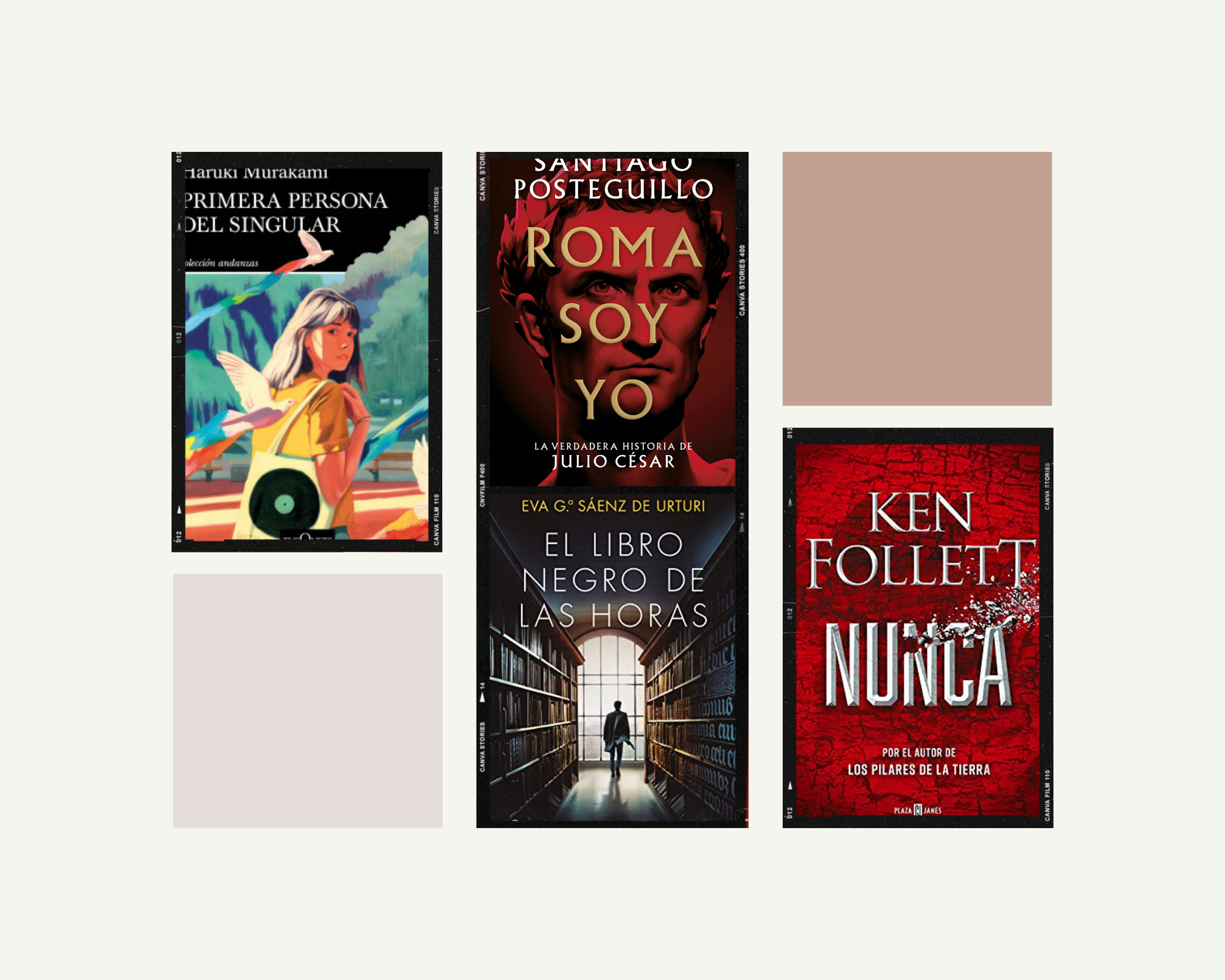 Fantasía, historia, misterio y guerra son los temas para estas recomendaciones literarias. Foto: Diseño Propio