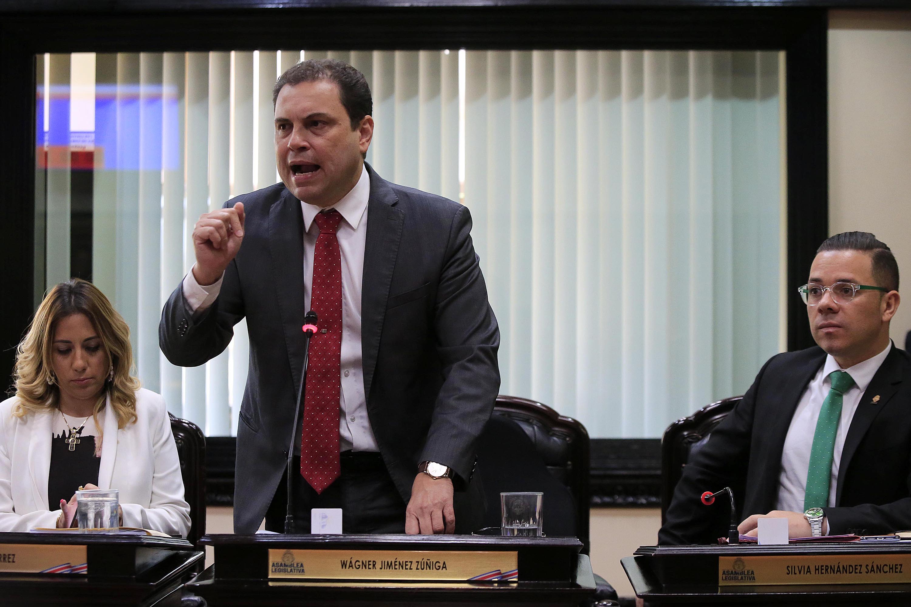 13/01/2020 Asamblea Legislativa. Reinicio de labores de la Asamblea. El presidente de la Asamblea Legislativa, Carlos Ricardo Benavides, en el uso de la palabra. Foto: Rafael Pacheco