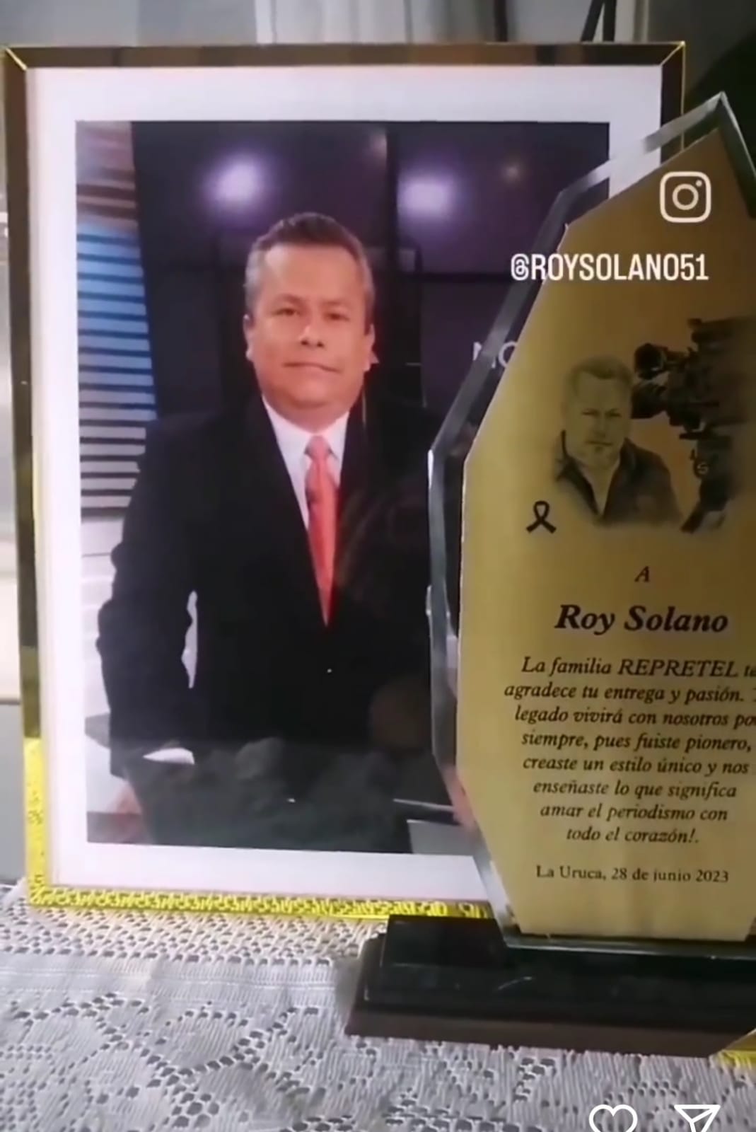 En Repretel no se olvidaron de Roy Solano | La Teja