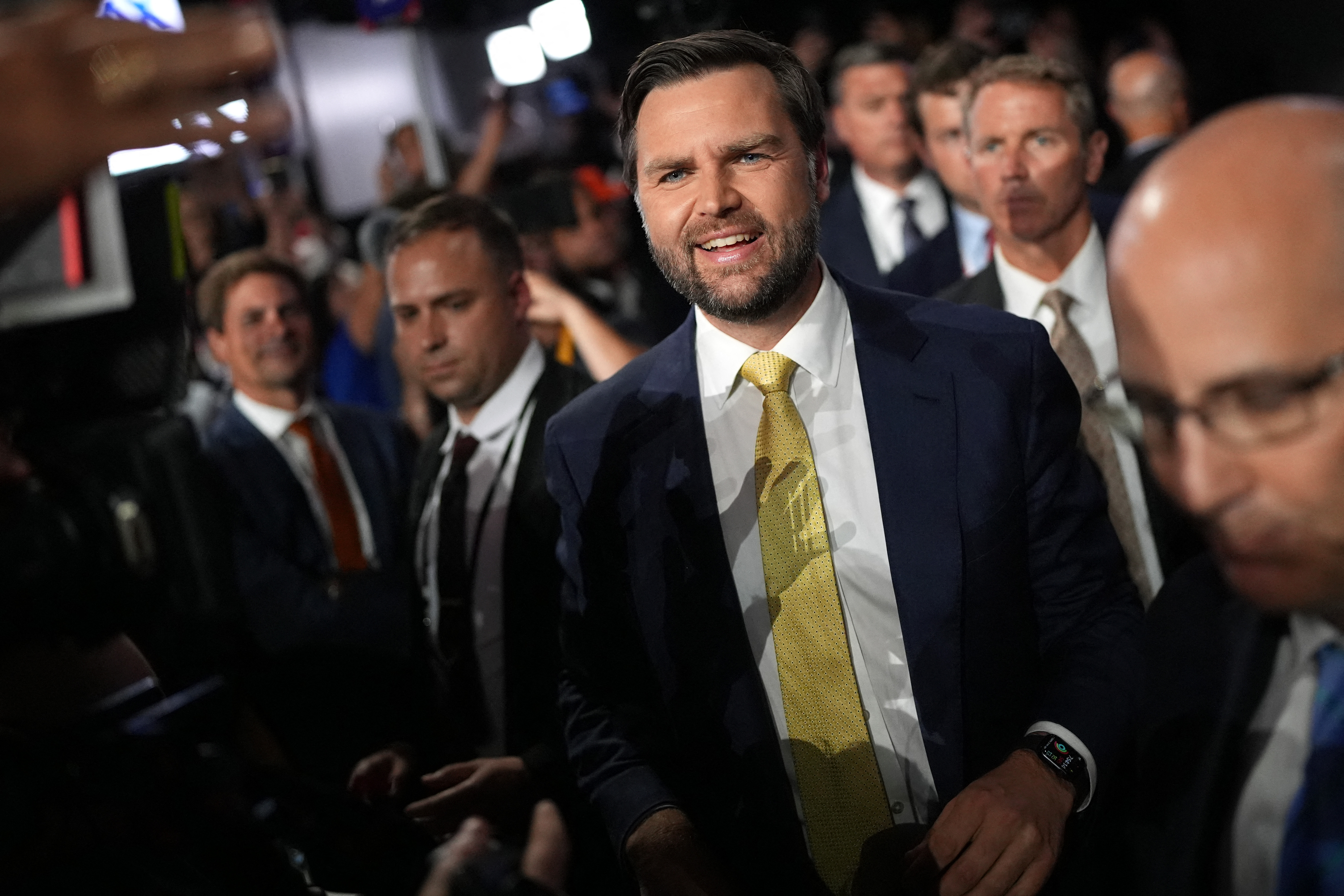 J.D. Vance, de 39 años, fue elegido por Donald Trump para que sea su vicepresidente de quedar electo en las elecciones de noviembre.