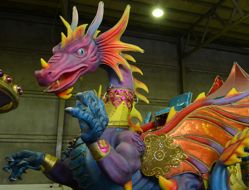 Este dragón está listo para salir de su guarida. | CARLOS GONZÁLEZ.