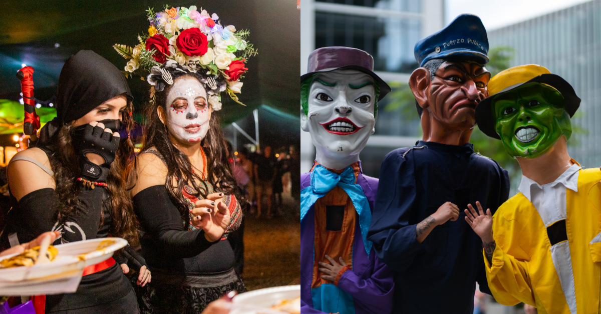 Durante este 30 al 1°. de noviembre se celebrará Halloween y el Día Nacional de la Mascarada en Costa Rica.