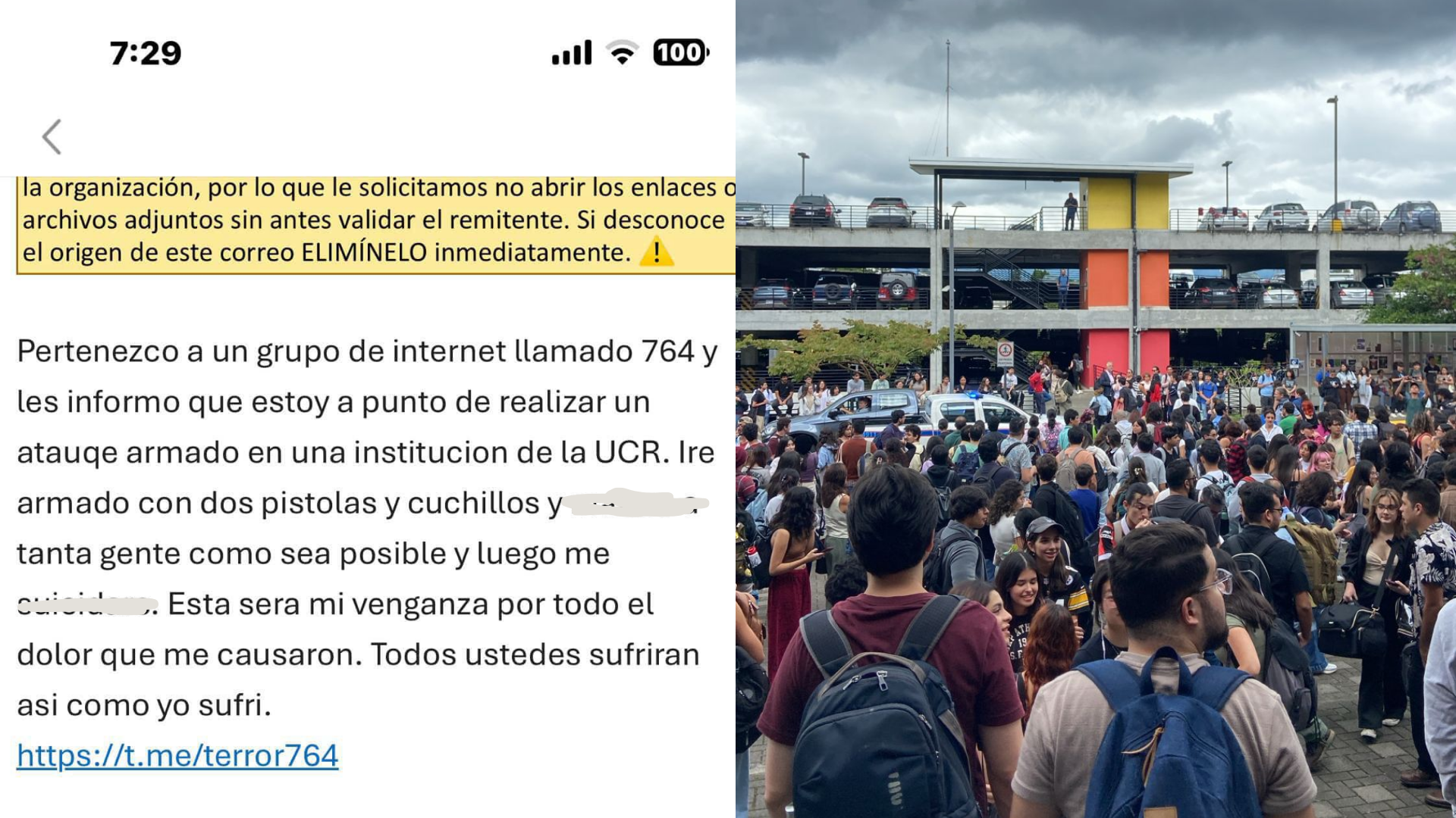 Supuesto correo UCR