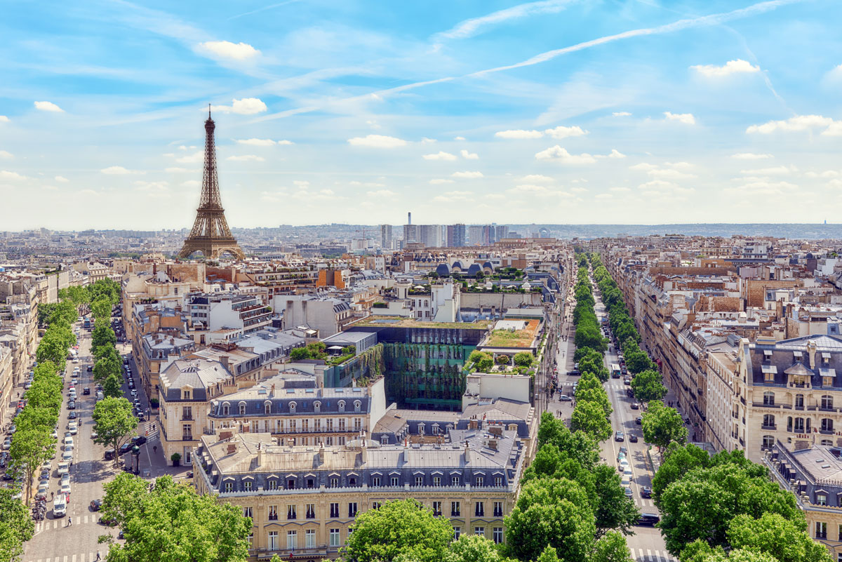 Panorámica de París, Francia.