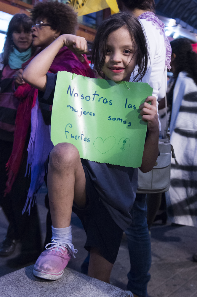 "Nosotras las mujeres somos fuertes".