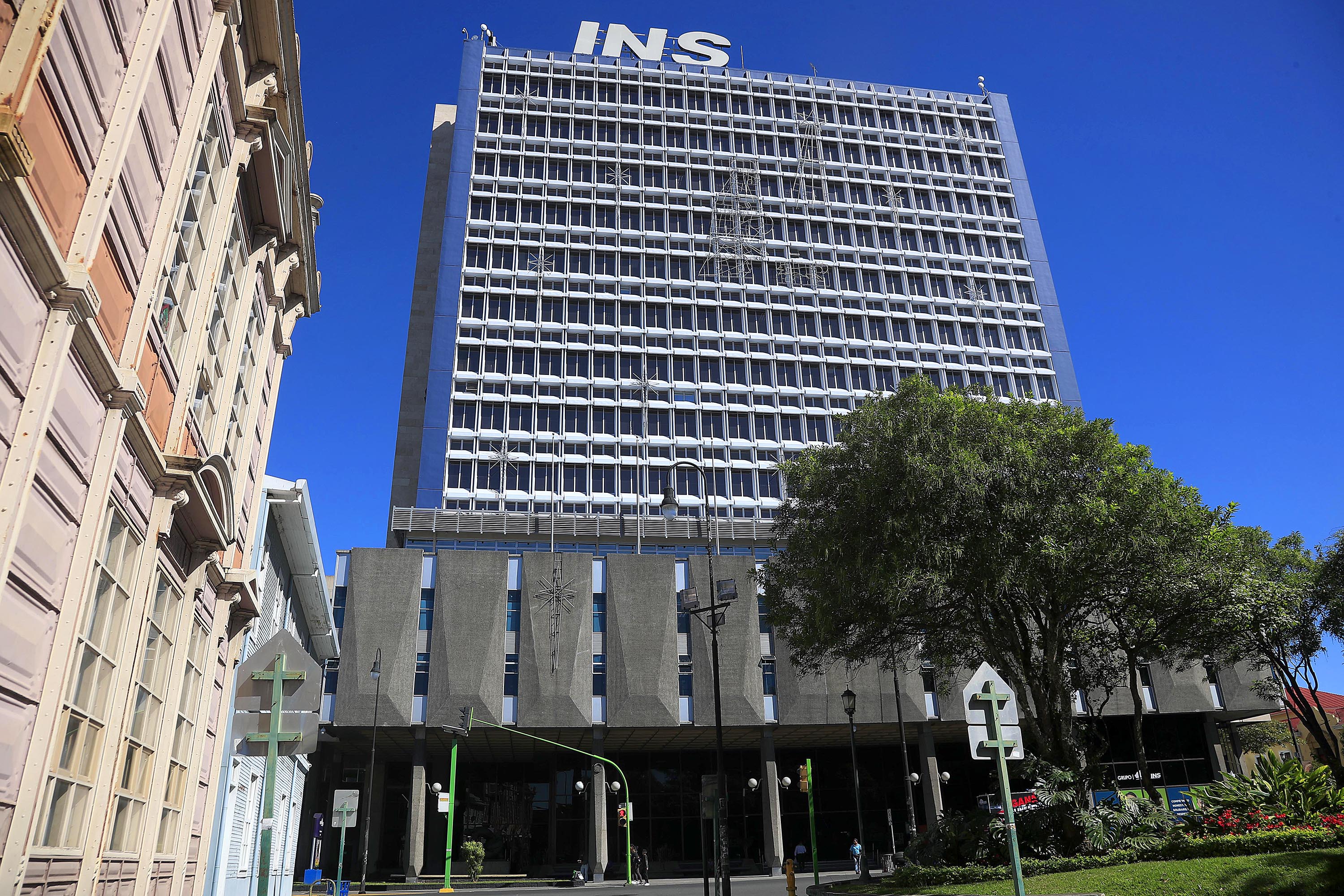 06/01/2023 San José. Edificio del Instituto Nacional de Seguros (INS).