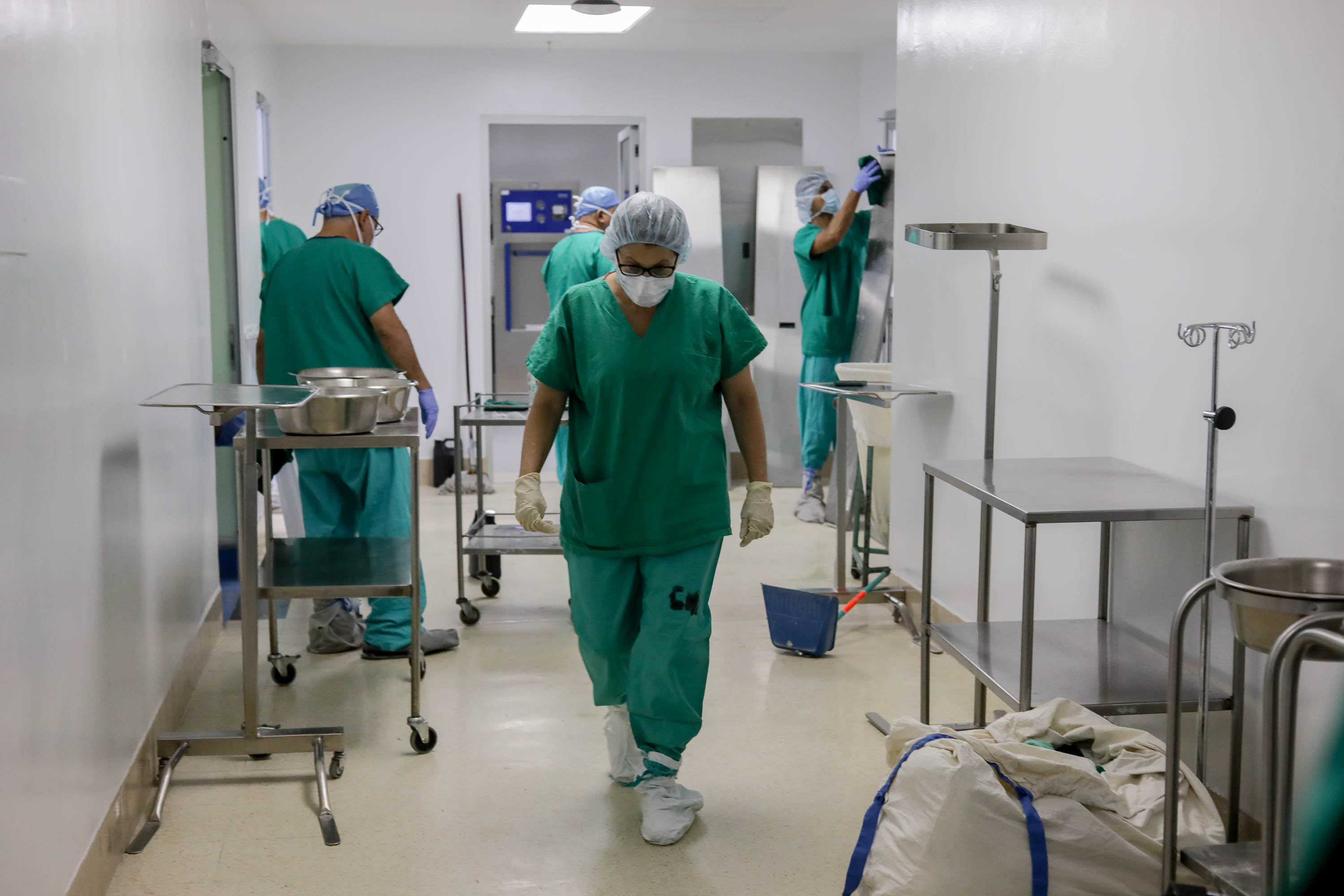 Instalaciones del CENARE habilitado como Centro Especializado Atención de Pacientes con COVID19, Caja Costarricense del Seguro Social, CCSS, San José, Costa Rica. 31 Marzo 2020. Foto: Roberto Carlos Sánchez @rosanchezphoto