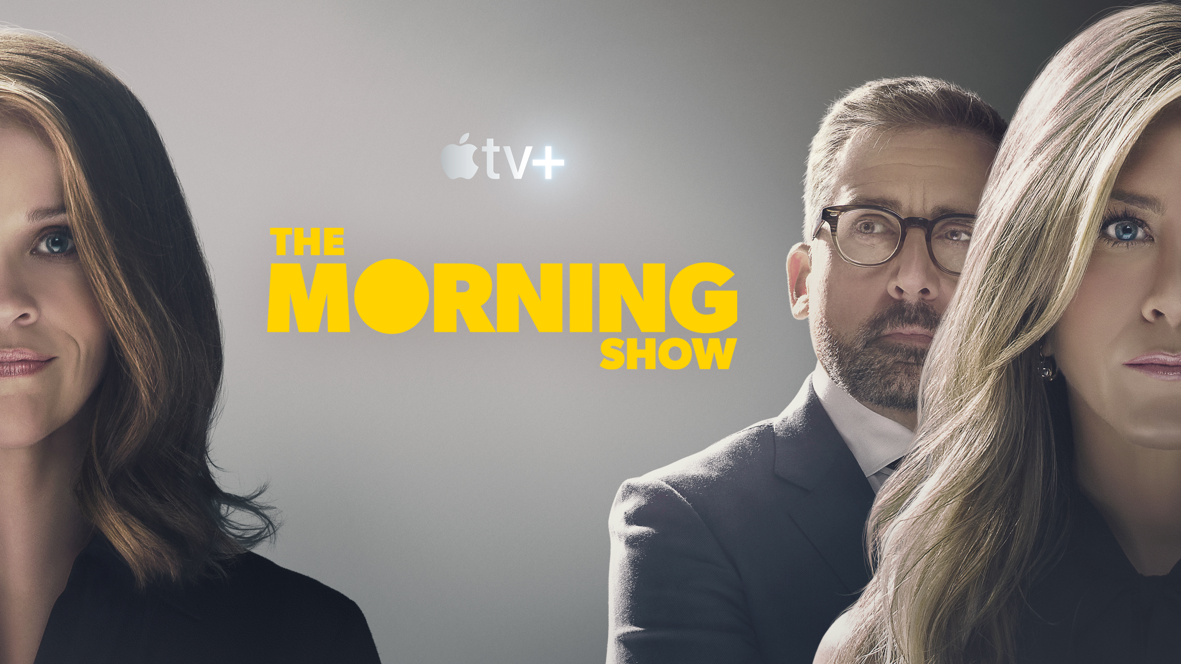Serie 'The Morning Show', protagonizada por Jennifer Aniston, Reese Whiterspoon y Steve Carrell. Fotografía: Apple TV para La Nación