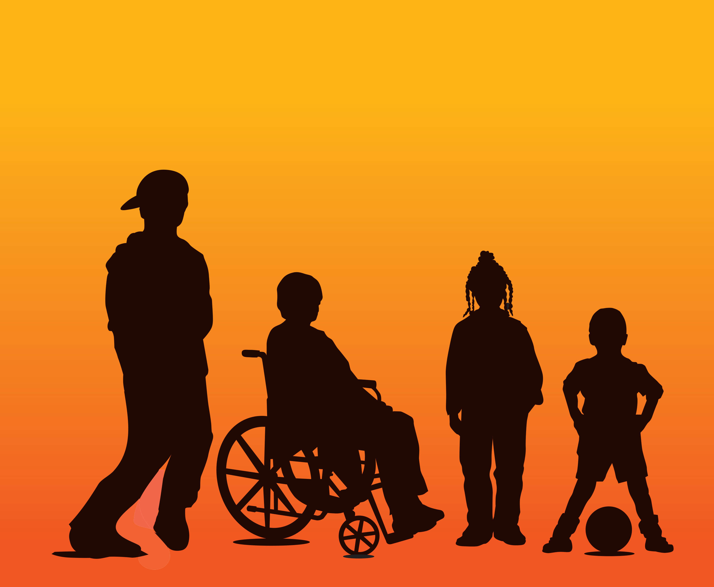Manuel, Matías, Melissa y Mónica encontraron en Ana el calor y la protección de una madre. A Matías, quien tras un derrame cerebral está en silla de ruedas, lo ha ayudado a progresar con terapias y mucho amor. Foto: Shutterstock