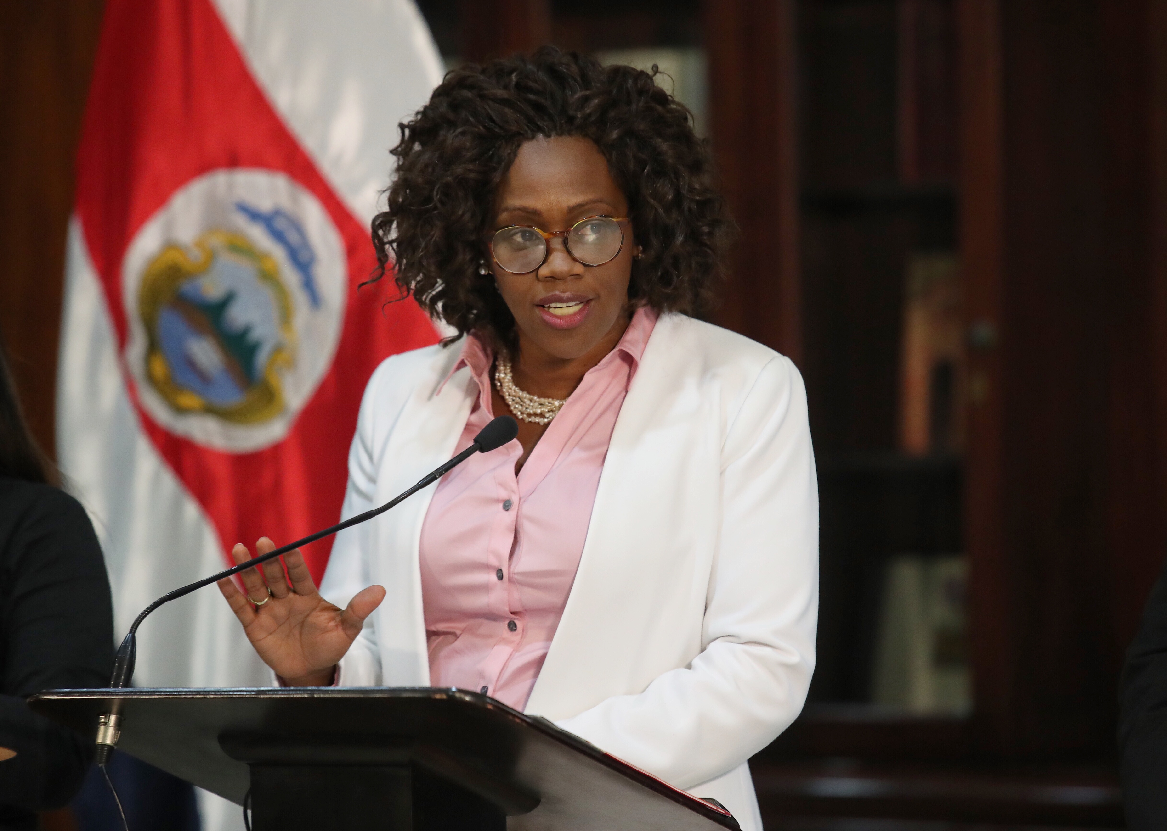 07-06-2018 / Conferencia de prensa con la vicepresidente canciller Epsy Campbell, el ministro de seguridad Michael Soto y la directora de Migración Raquel Vargas. El tema principal es el manejo a refugiados nicaragüenses que entrarían al país por medio del estatus de refugio / Fotografia: John Durán