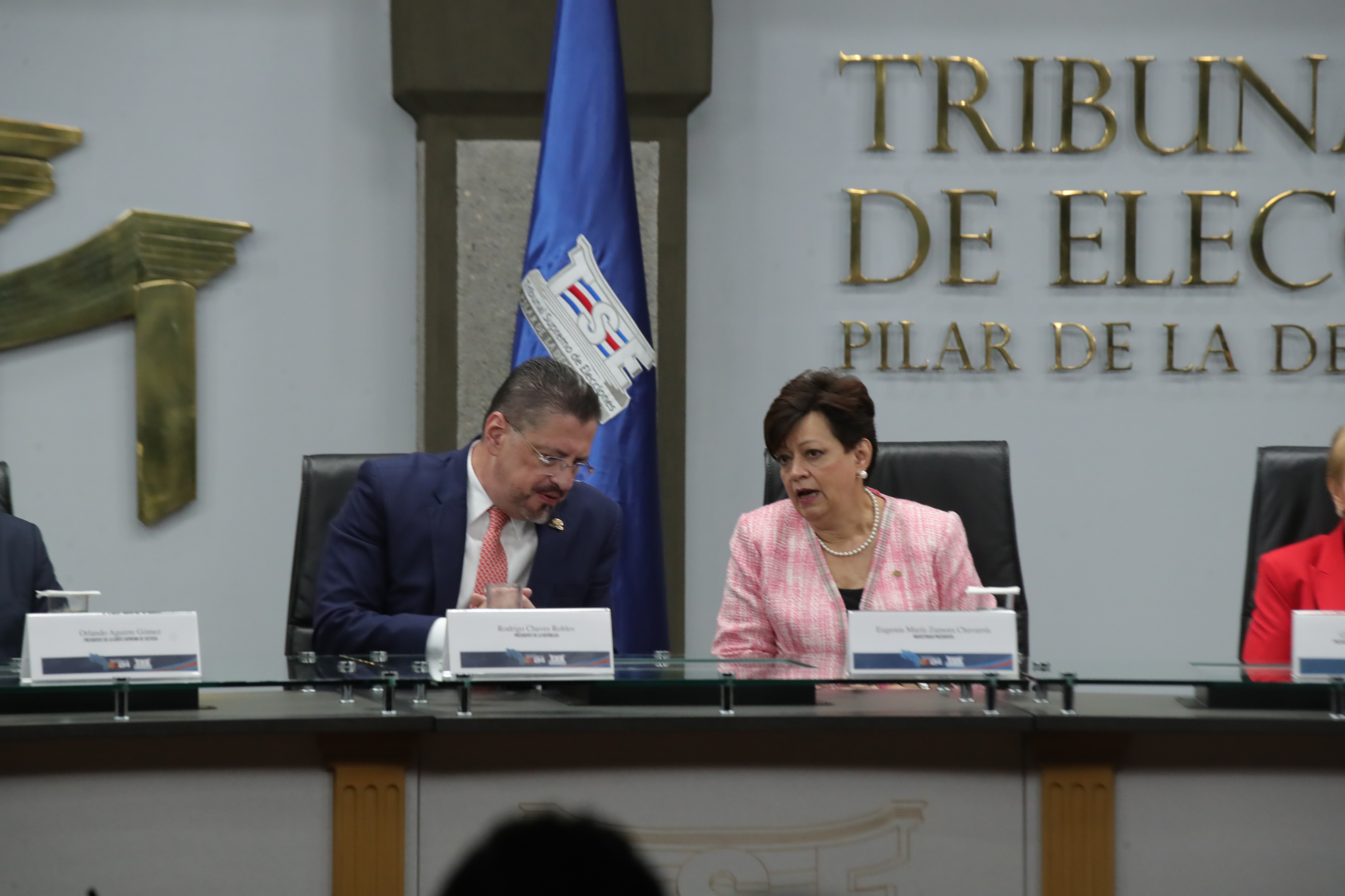 Cobertura del acto solemne de Convocatoria a Elecciones Municipales 2024, a realizarse en el auditorio del Tribunal Supremo de Elecciones / foto John Durán
