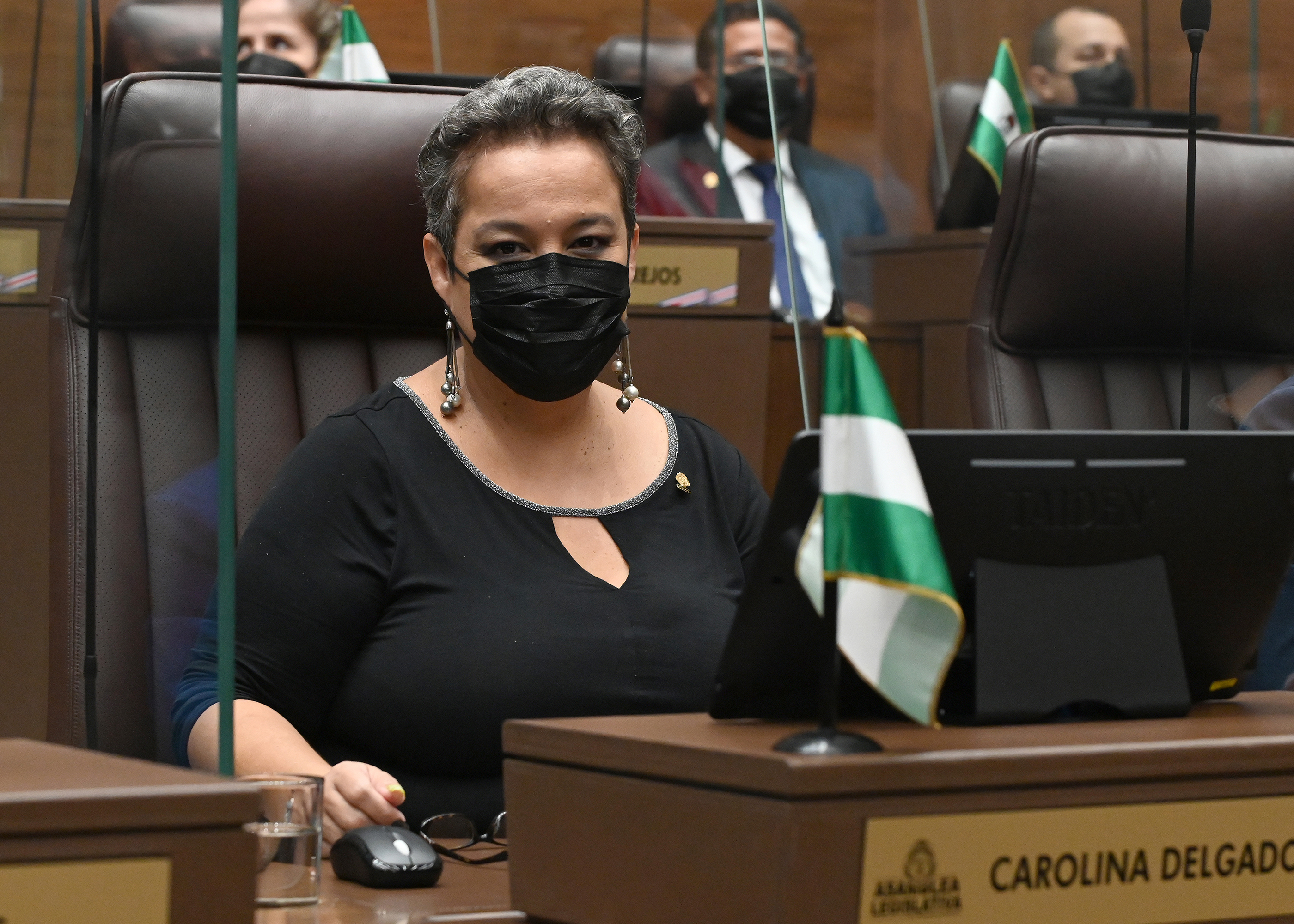 04 de mayo del 2022. Asamblea Legislativa. Fotografías de respaldo de los 57 nuevos diputados y diputadas de la administración 2022-2026. En la foto: Carolina Delgado del PLN. Foto: Albert Mar in para la Nación.