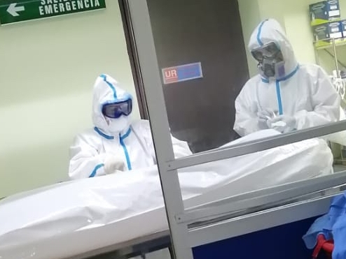 17/05/2021 MATERIAL EXCLUSIVO PARA LN, Servicio de Emergencias del Hospital México con atención a enfermos de covid-19. Foto: Cortesía Hospital México