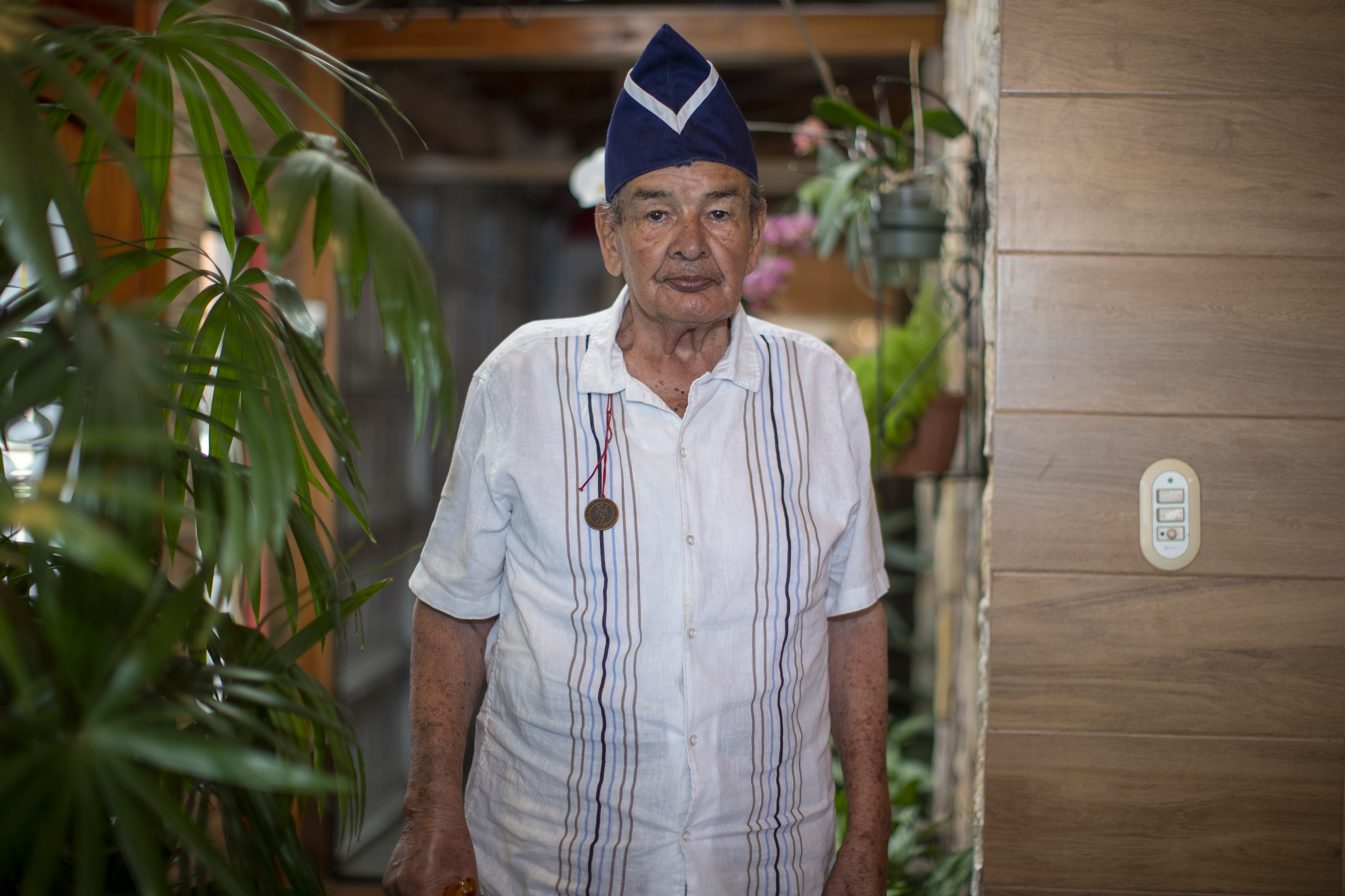 TRABAJO EXCLUSIVO DE REVISTA DOMINICAL.
05/09/2022, San José, Aserrí, entrevista con Alvaro Fallas, ex combatiente de la guerra civil de 1948 en Costa Rica.