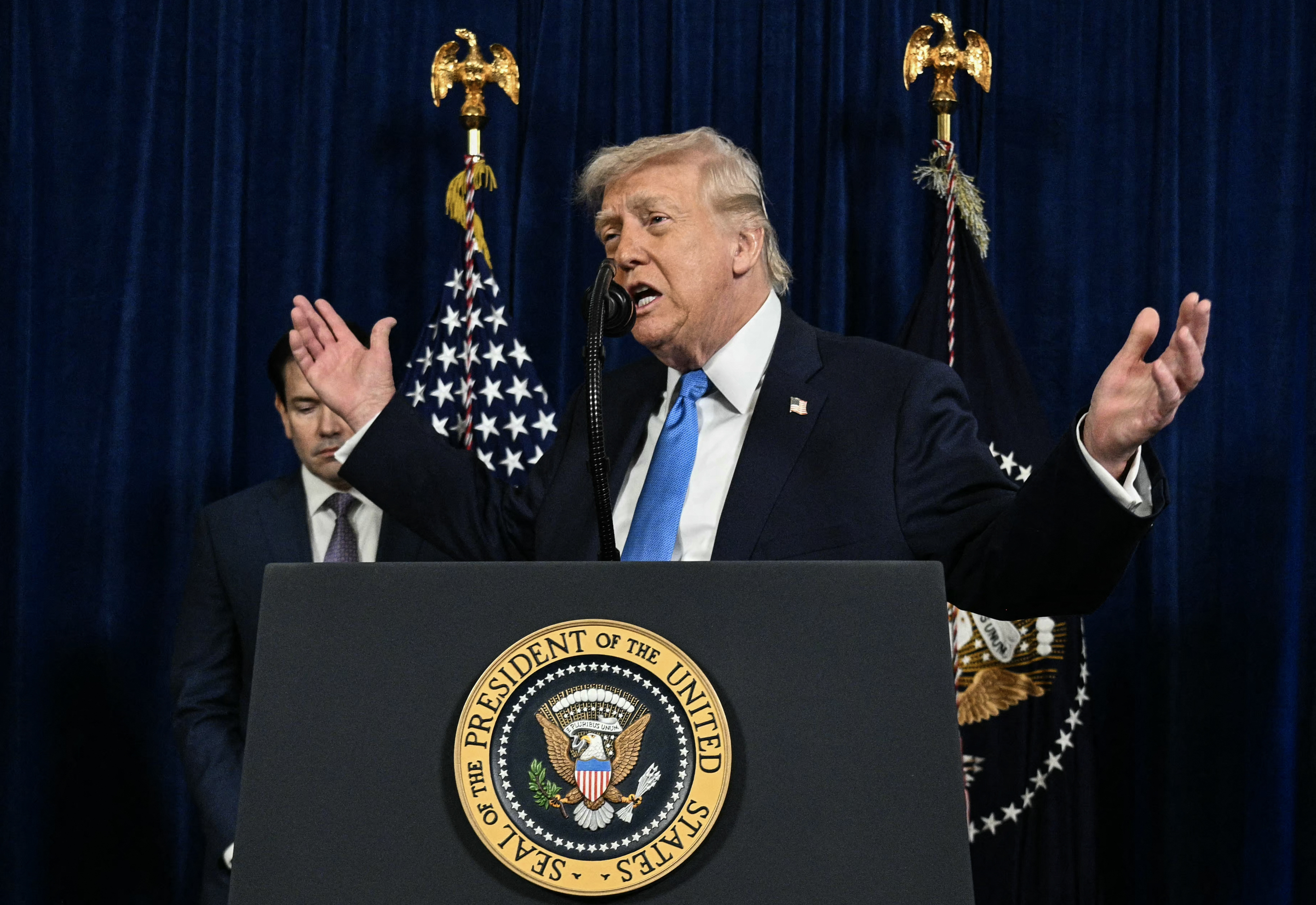 Operación militar de Estados Unidos en Venezuela. Donald Trump anunció la captura de Nicolás Maduro la noche de este 3 de enero de 2026.