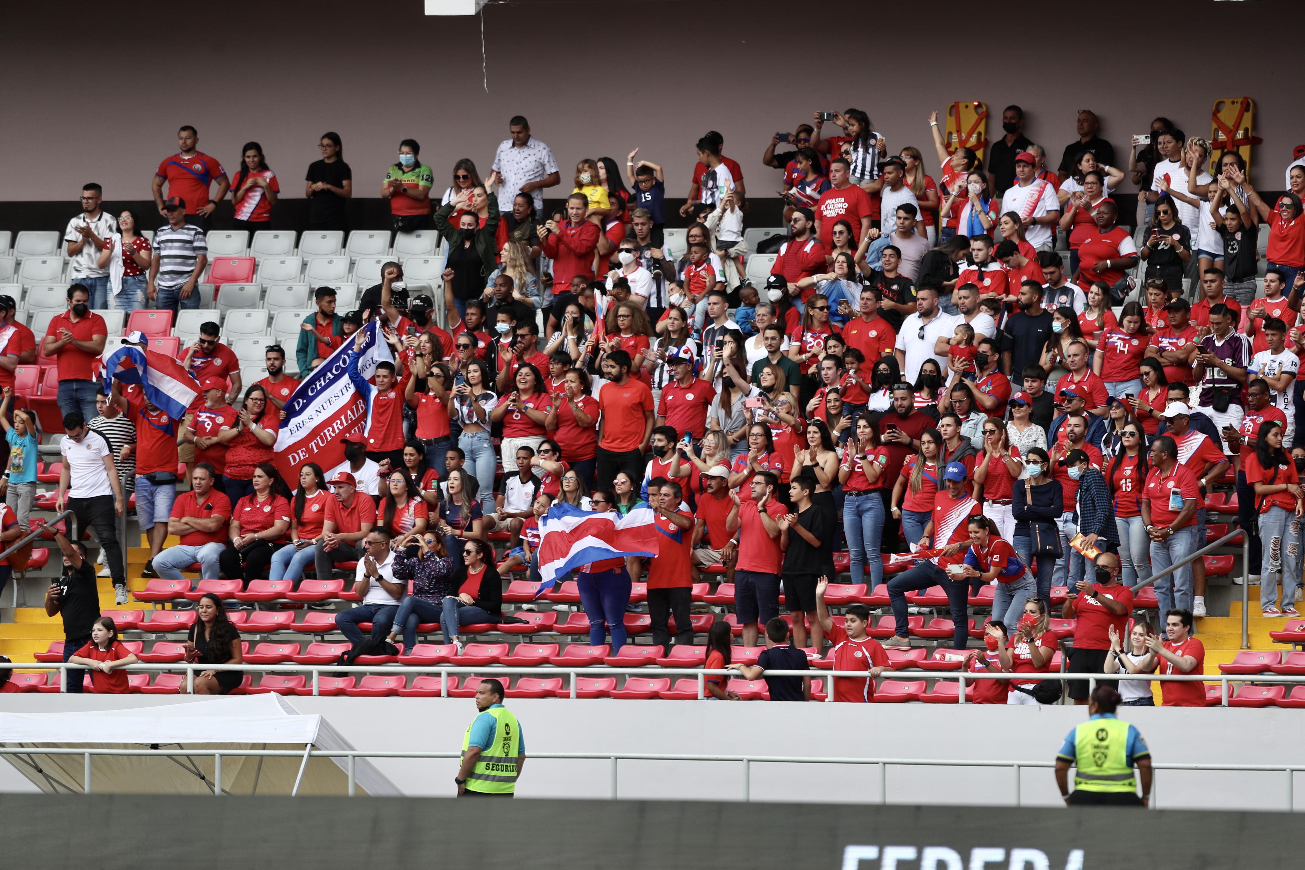 05/06/2022, San José, Estadio Nacional, partido de la Liga de Naciones entre Costa Rica y Martinica.