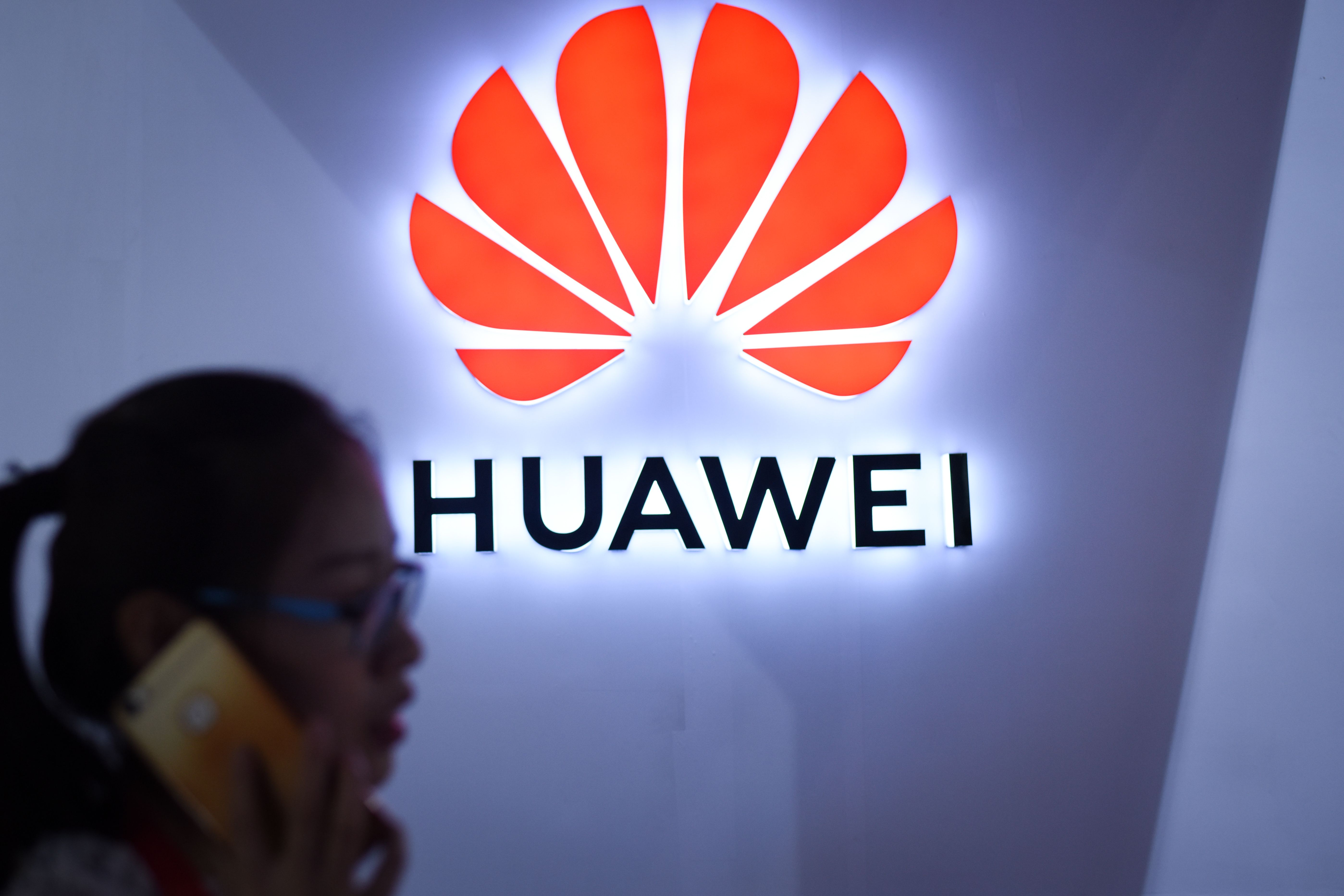 Una tienda de Huawei en Pekín, China. Foto: AFP