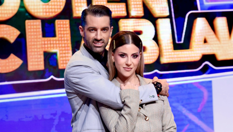 Toni Costa y su novia Libni "Mimi" Ortiz en Mira quién baila, segunda temporada 2025.
