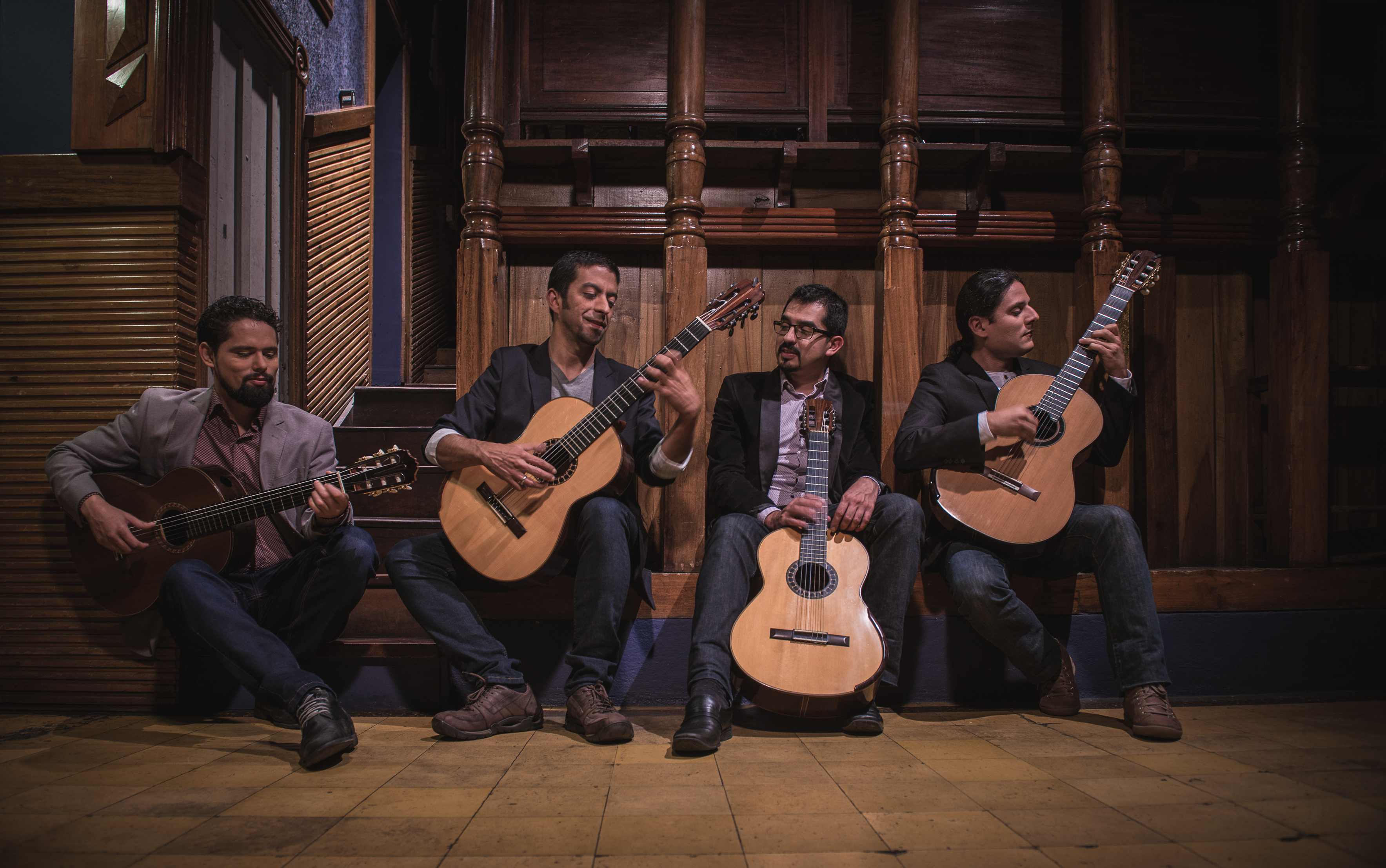 El Cuarteto de Guitarras de Costa Rica celebra su décimo aniversario. Foto: Cortesía Manuel Durán