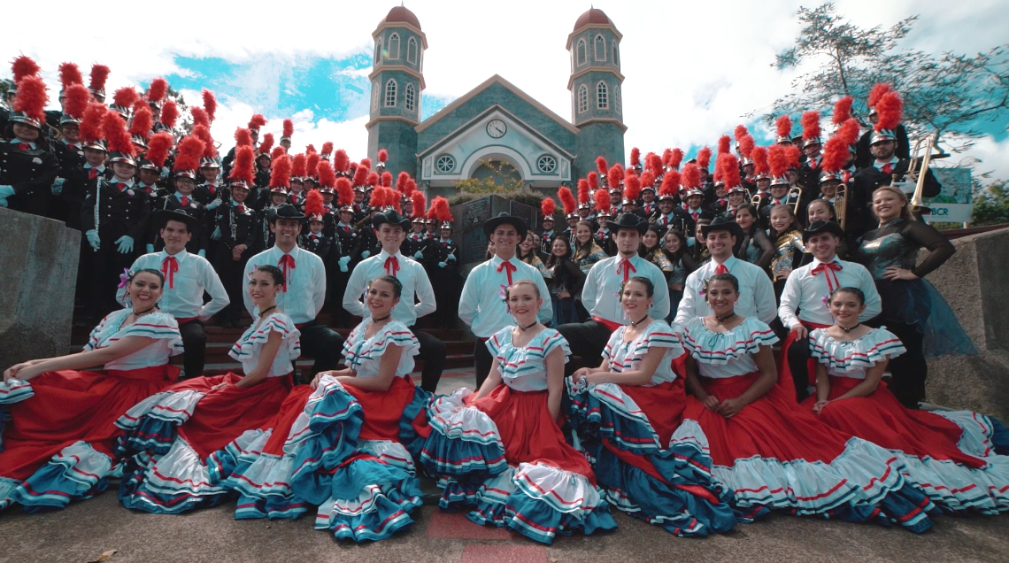 La Banda Municipal de Zarcero se formó en el año 2008. Está conformada por 120 artistas.