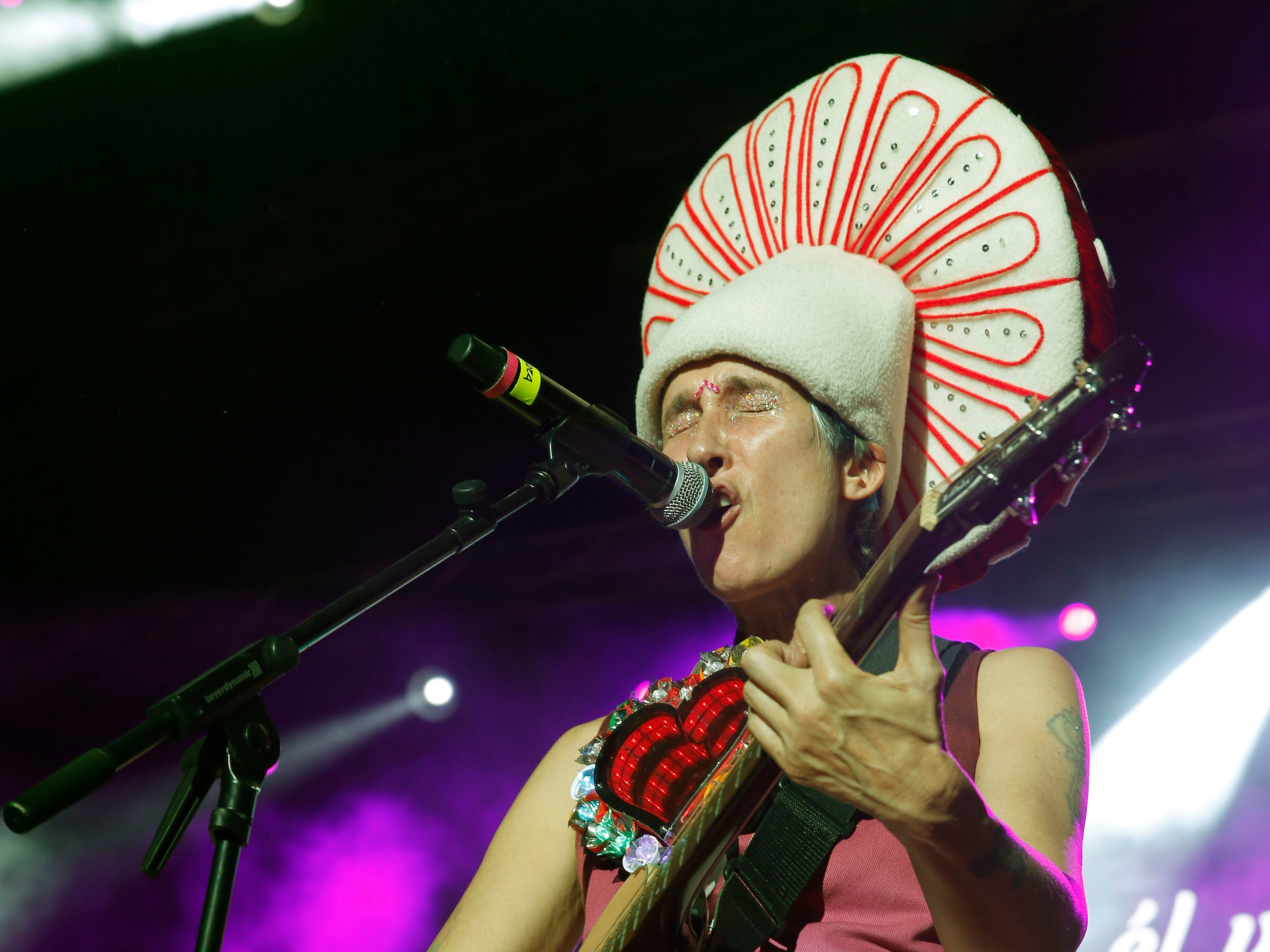 30/03/2019. Parque Viva en la Guácima. Concierto Grito Latino con la participación de bandas nacionales y de renombre a nivel latinoamericano. En la foto: Presentación del grupo Aterciopelados. Foto: Albert Marín.