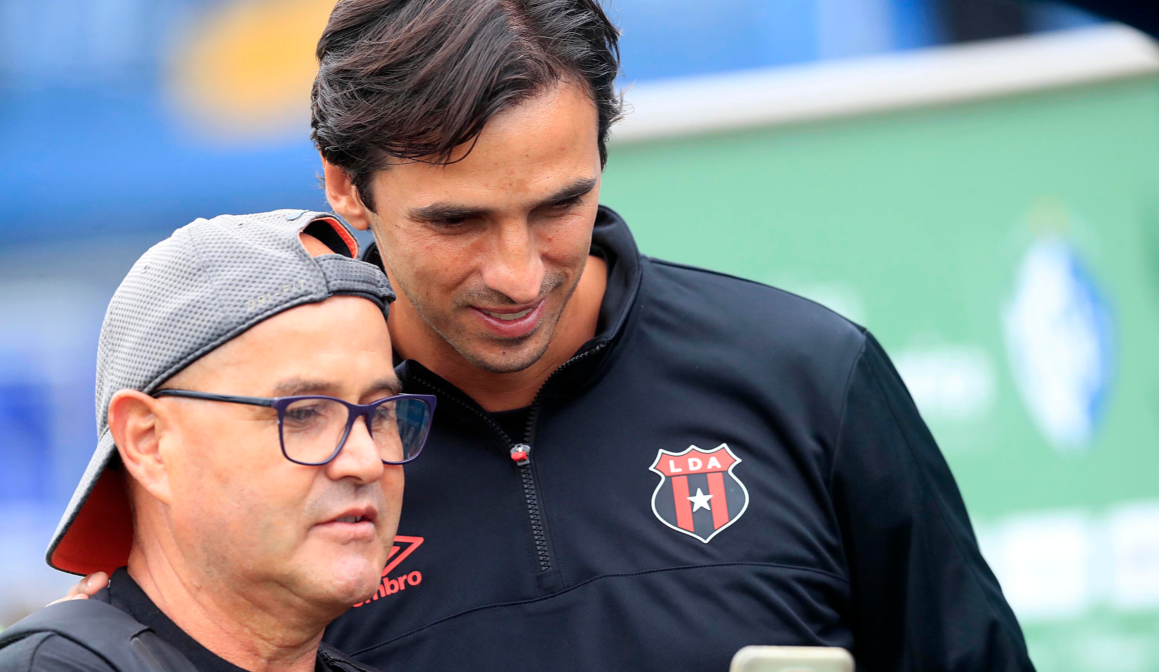 06/04/2024 Estadio Fello Meza, Cartago. El Club Sport Cartaginés recibió a la Liga Deportiva Alajuelense, en partido de la jornada 16, Torneo de Clausura, Copa Promérica 2024. Bryan Ruiz, asistente técnico rojinegro. Foto: Rafael Pacheco Granados