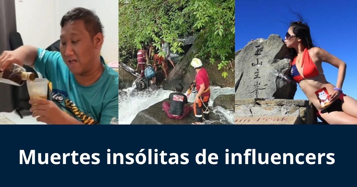 Muertes insólitas influencers