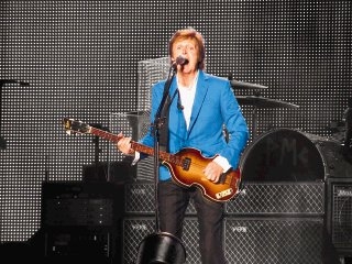 Macca durante uno de los 32 conciertos de su actual gira, ‘Out There!’, con la que aprovechará para visitar Costa Rica. Fotografía: Eduardo Pelosi/Creative Commons.