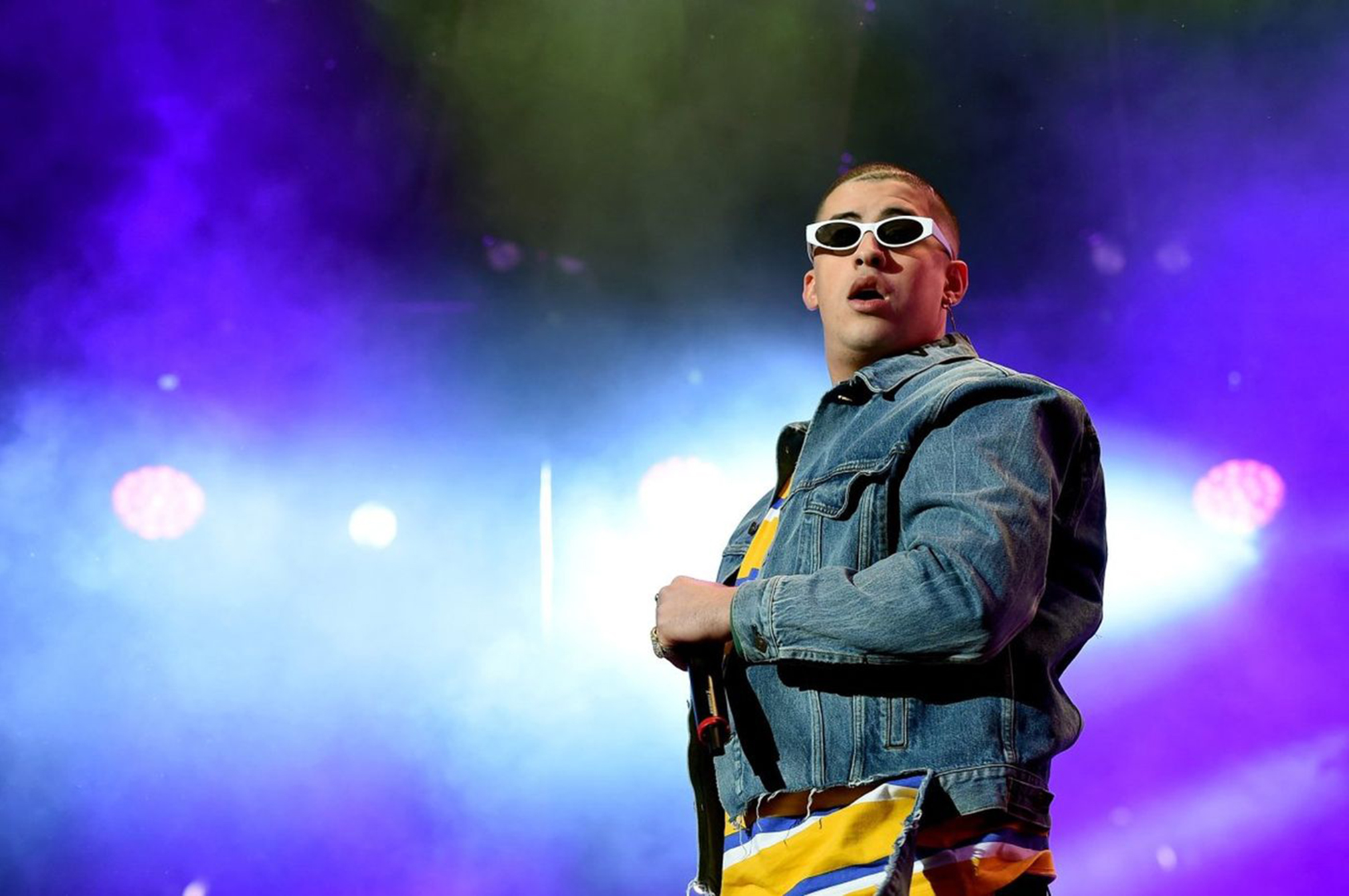 Bad Bunny, a Latin trap artist from Puerto Rico, is exploding into the mainstream. (Kevin Winter/AFP)