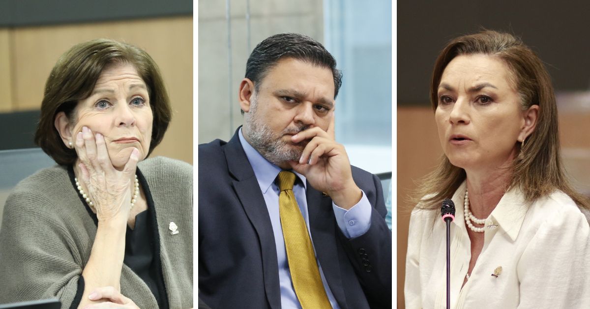 Pilar Cisneros, Gilberto Campos y Kattia Cambronero
