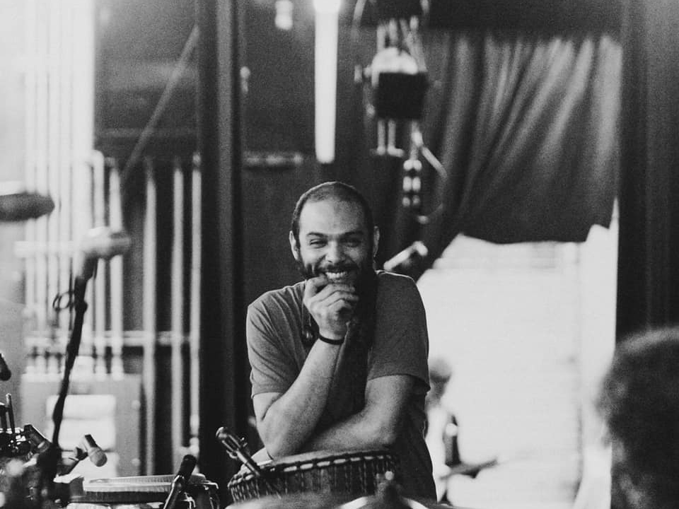 Miguel Vega saxofonista de Sonámbulo.
Cortesía