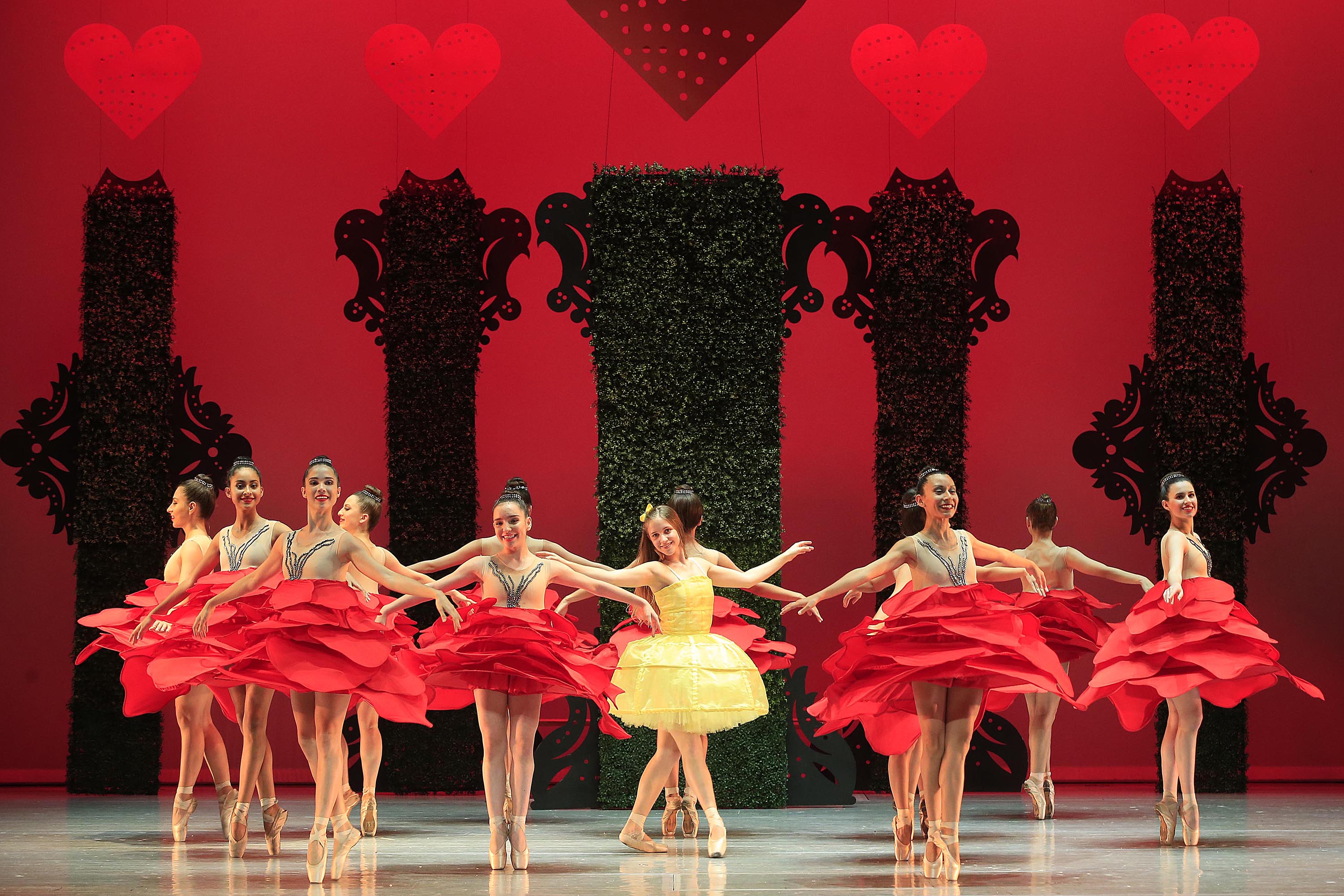 05/12/2018 Teatro Nacional. Ensayo del Ballet Contemporáneo, Alicia en el País de las Maravillas, con la participación de Isabel Guzmán, Arianne Dietrich (en la foto) y Valeria Echandi. Foto: Rafael Pacheco
